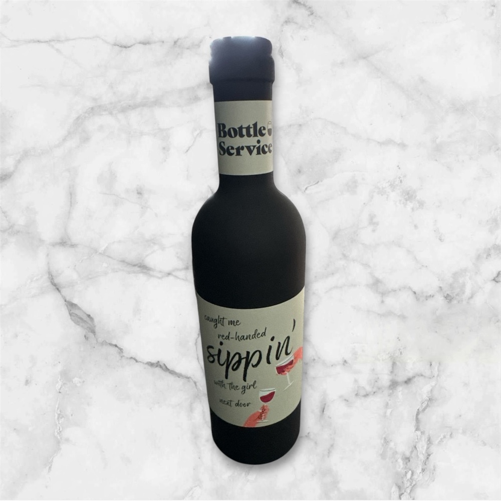 Modern Monkey Bottle Service Black Wine Bottle (wine accessory set)